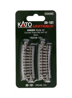 4-Piece 15-Degree Curve Train Track 20-101 - v1579705619/N33536536A_1