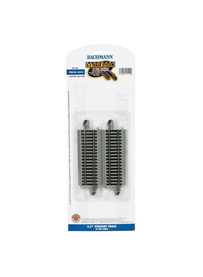 باخمان ترينز - 4-Piece Snap-Fit E-Z Straight Track 44514 - Image 1