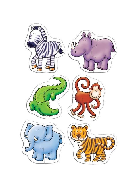 6-Piece Jungle Jigsaw Puzzle Set