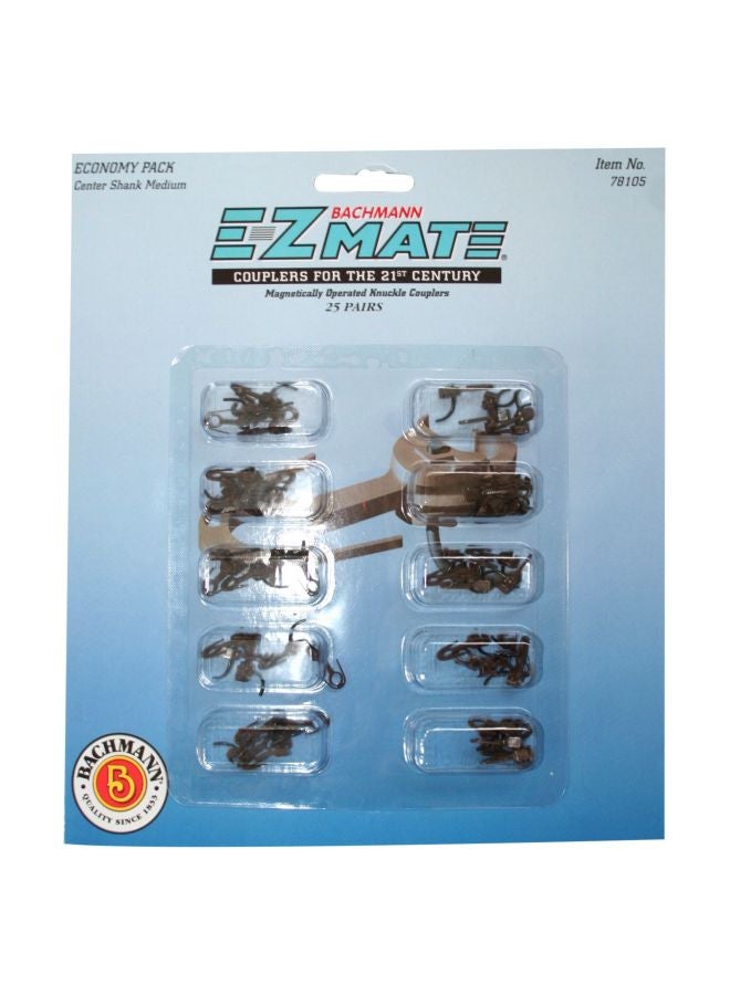 باخمان ترينز مجموعة وصلات مفصلات مغناطيسية لسكك E-Z من 25 زوج طراز 78105