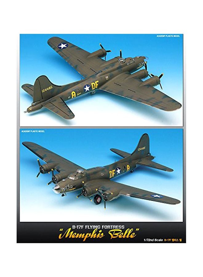 أكاديمي مودلز مجموعة نموذج القلعة الطائرة ممفيس بيل B-17F طراز 2188 17بوصة - Image 2