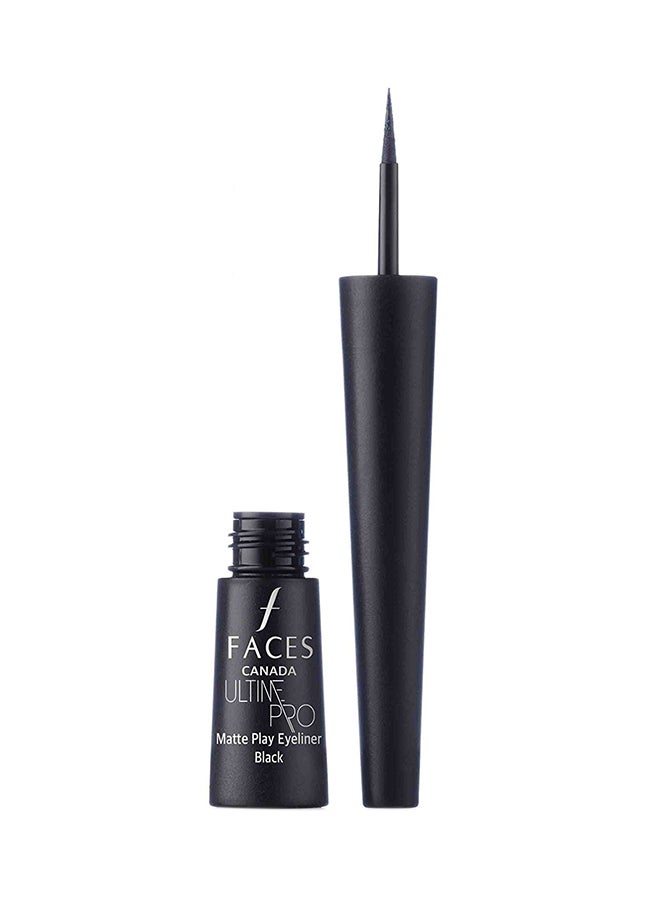 Faces Ultime Pro Matte Play Eyeliner 01 Black - Image 2