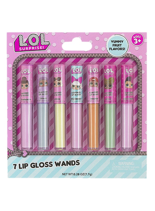 7 -Piece Flavoured Lip Gloss Set Multicolour - v1579713905/N33764771A_1