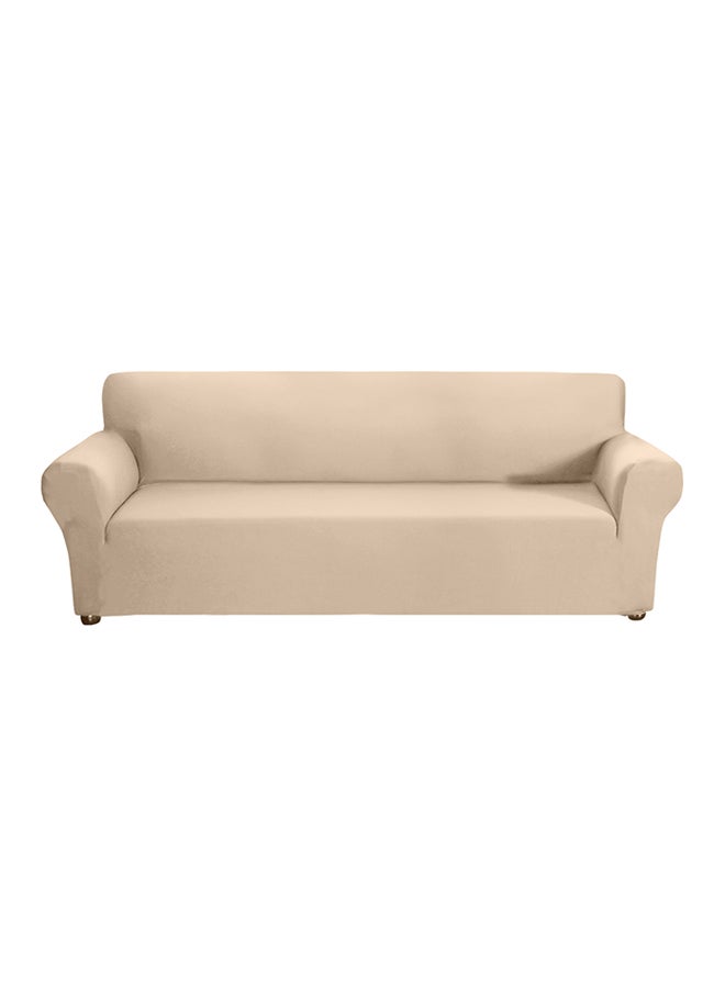 Anti-Slip Soft Sofa Cover Beige 28x5x23cm  - Image 1