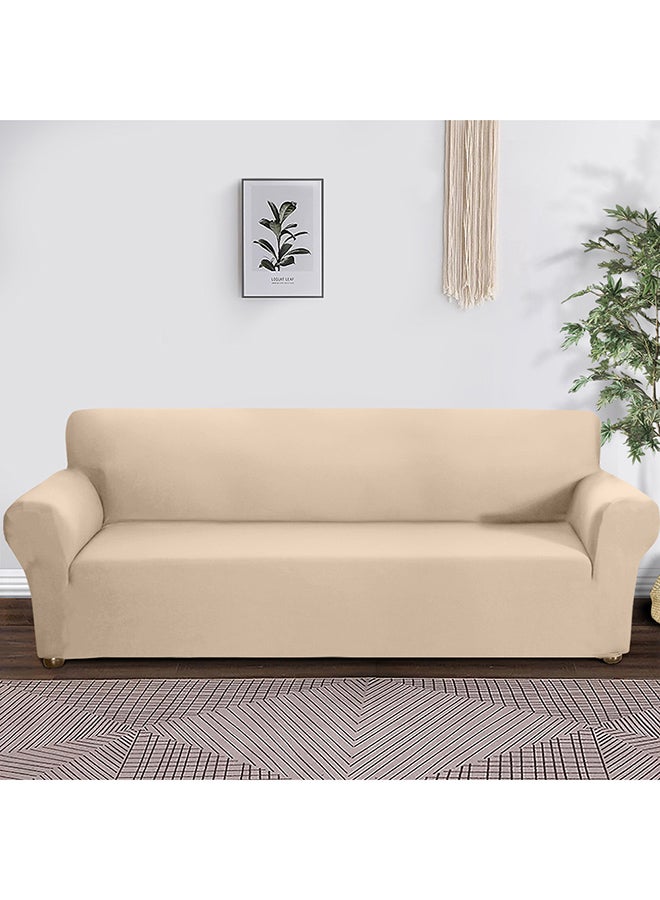 Anti-Slip Soft Sofa Cover Beige 28x5x23cm  - Image 4