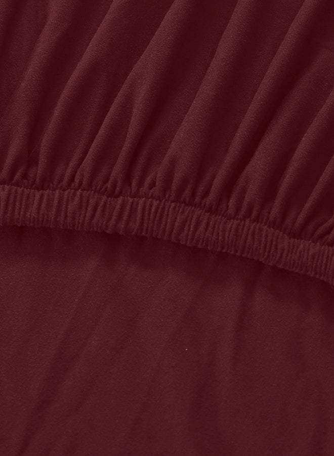 Anti-Slip Soft Sofa Cover Wind Red 28x5x23cm  - Image 3