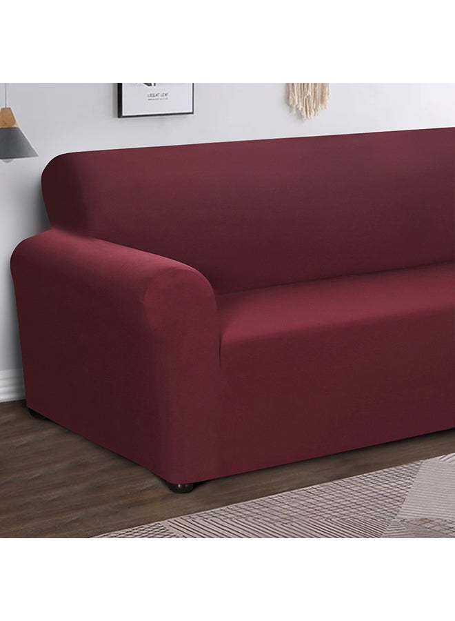 Anti-Slip Soft Sofa Cover Wind Red 28x5x23cm  - Image 2
