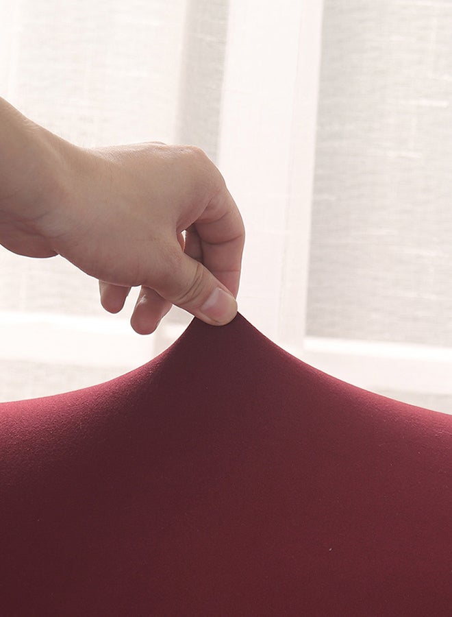 Anti-Slip Soft Sofa Cover Wind Red 28x5x23cm  - Image 4