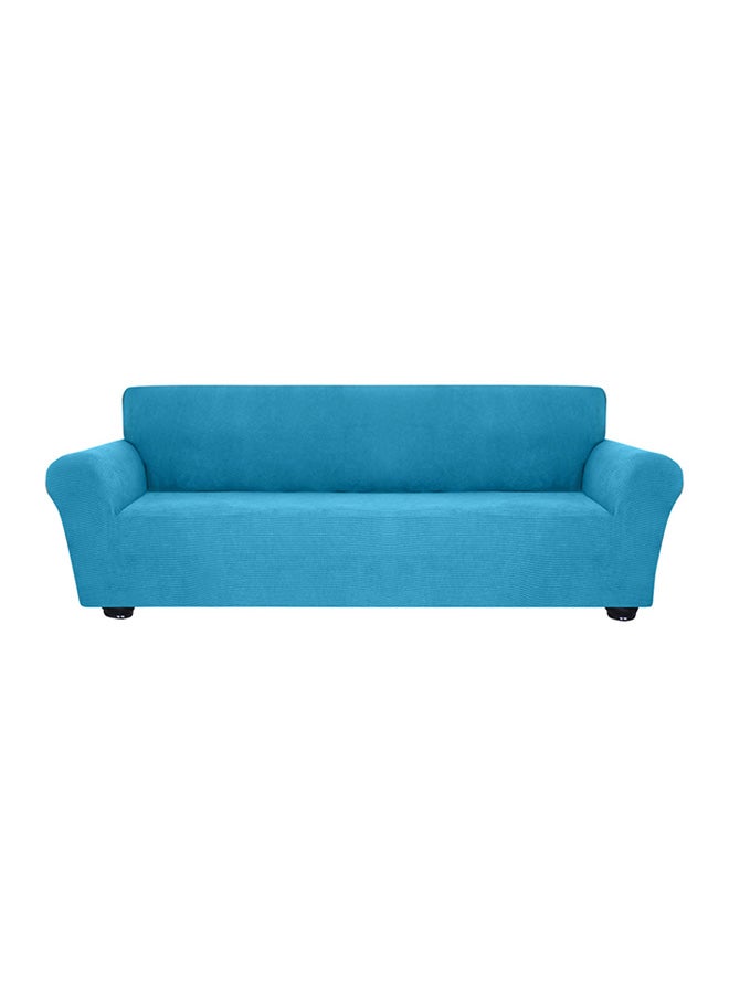Anti-Slip Soft Sofa Cover Lake Blue 40x10x31cm - Image 1