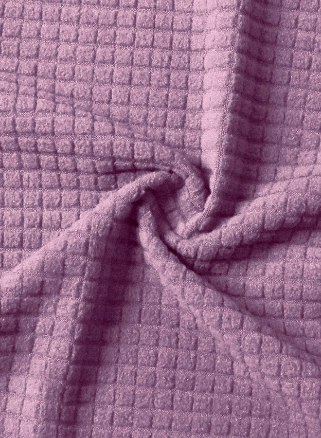 Anti-Slip Soft Sofa Cover Light Purple 40x10x31cm - Image 4