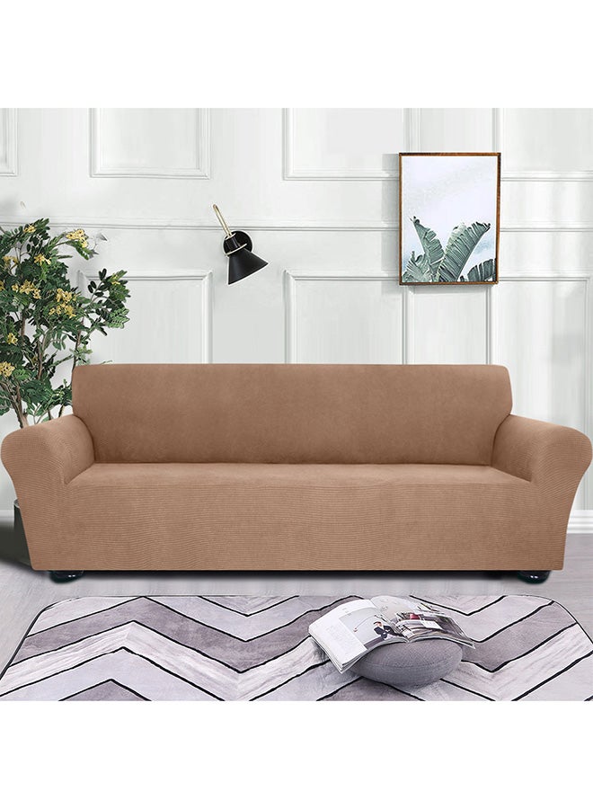 Anti-Slip Soft Sofa Cover Coffee 39x10x31cm - Image 2