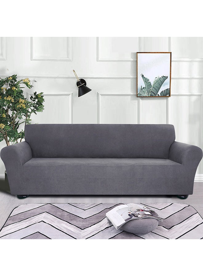 Generic - Anti-Slip Soft Sofa Cover Deep Gray 39x10x31cm - Image 1