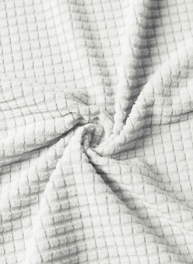 Anti-Slip Soft Sofa Cover White 39x10x31cm  - Image 3
