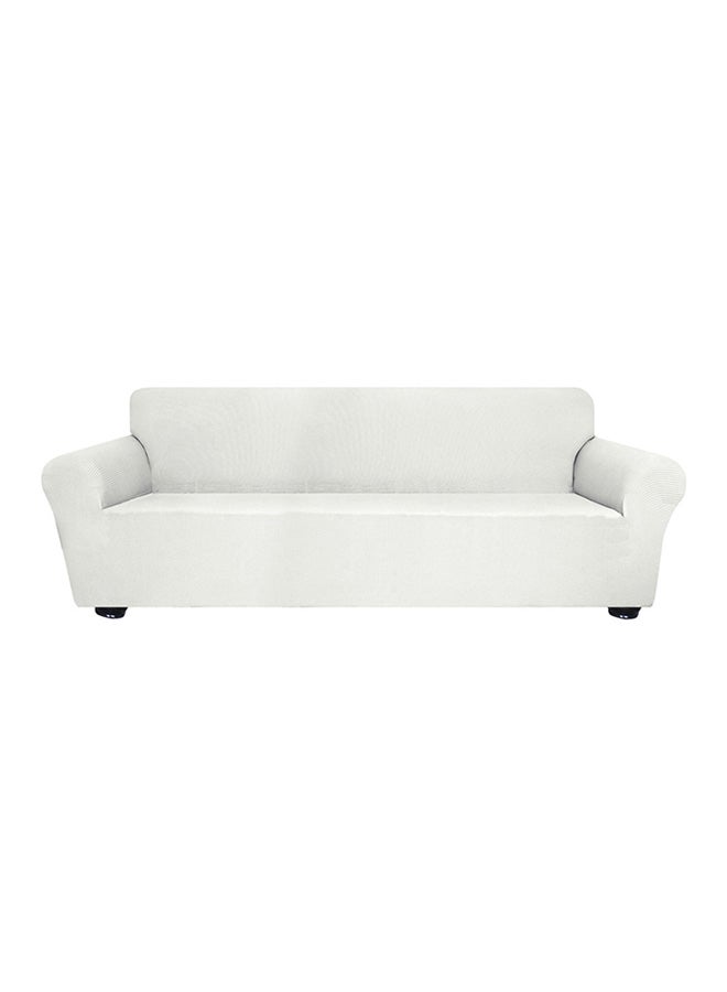 Anti-Slip Soft Sofa Cover White 39x10x31cm  - Image 1