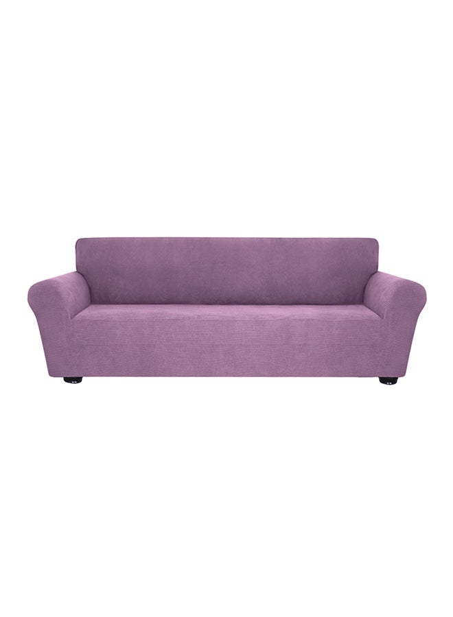Anti-Slip Soft Sofa Cover Light Purple 35x7x27cm - Image 1