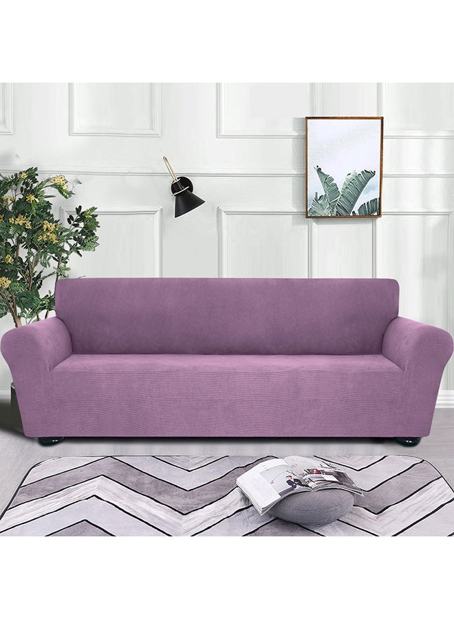Anti-Slip Soft Sofa Cover Light Purple 35x7x27cm - Image 2