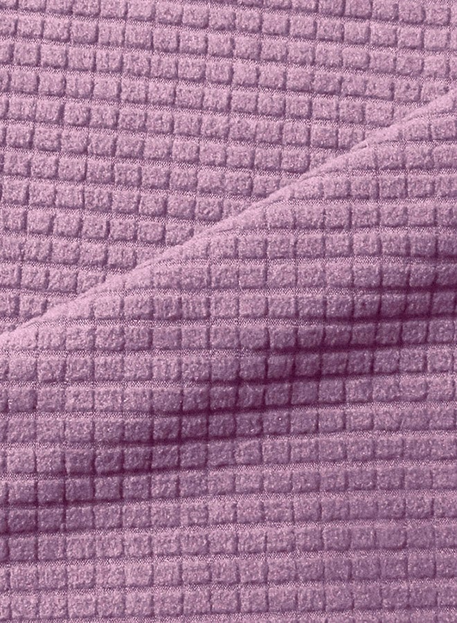 Anti-Slip Soft Sofa Cover Light Purple 35x7x27cm - Image 4