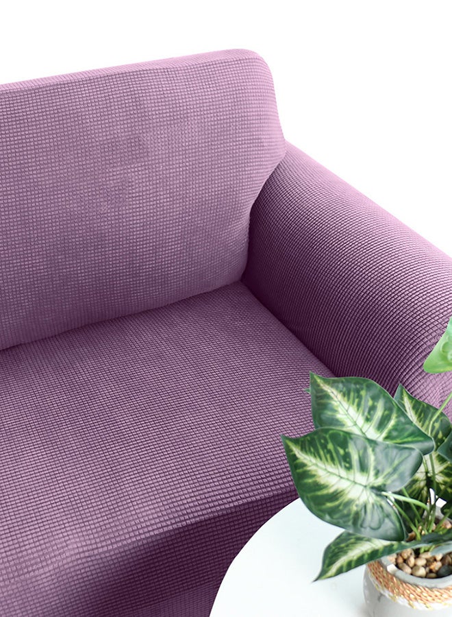 Anti-Slip Soft Sofa Cover Light Purple 35x7x27cm - Image 3