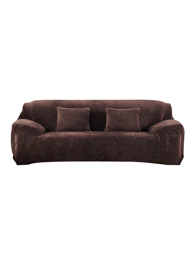 Winter Warm Sofa Cover Coffee 40x15x30cm - Image 1