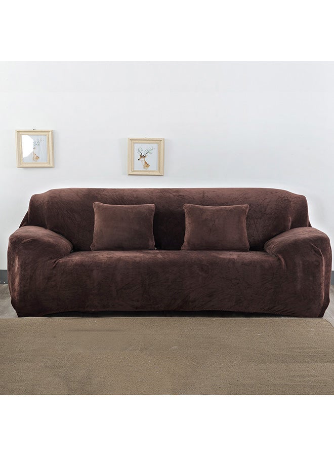 Winter Warm Sofa Cover Coffee 40x15x30cm - Image 2