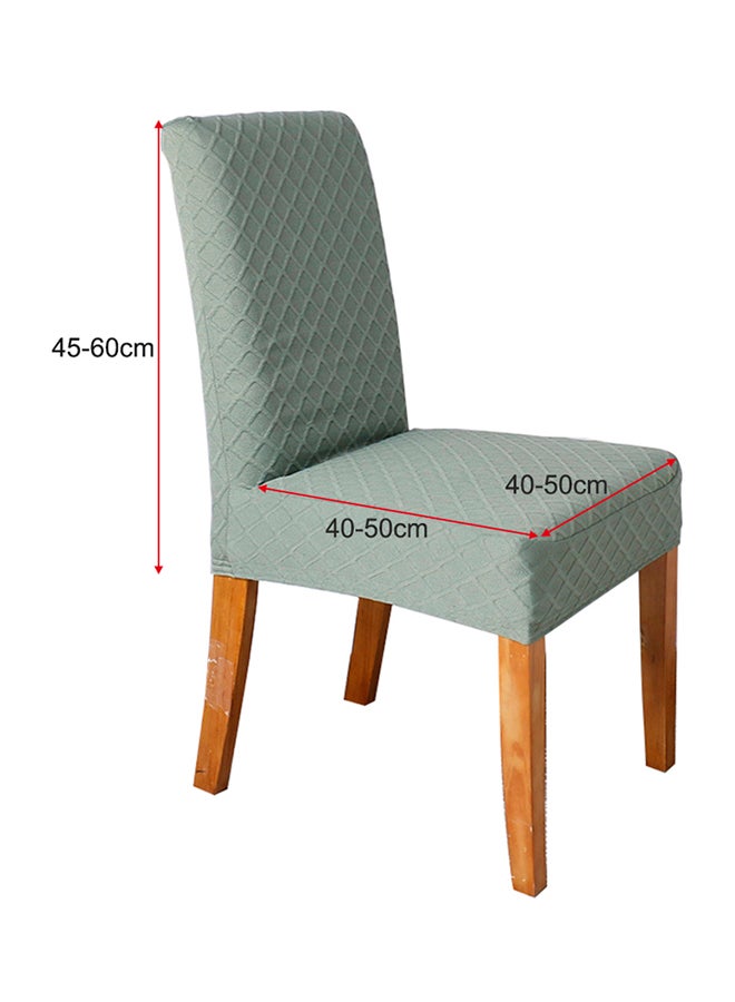 Generic Stretchable Dining Chair Slipcover Deep Green 12X1X12centimeter  - Image 3