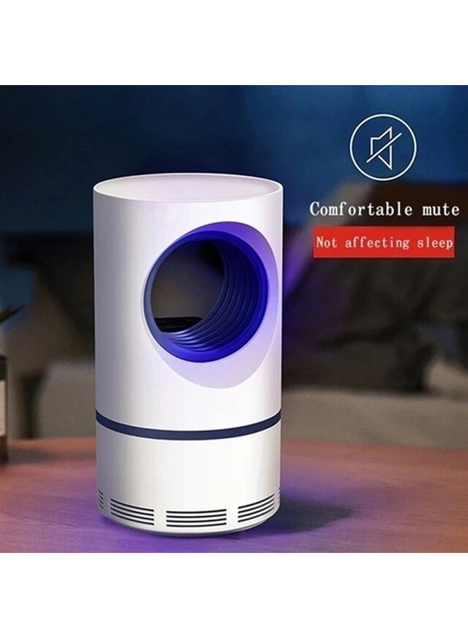 جهاز صعق البعوض بتصميم صامت ويعمل بالأشعة فوق البنفسجية وبإضاءة LED للتخلص من الحشرات أبيض 450جرام - Image 4