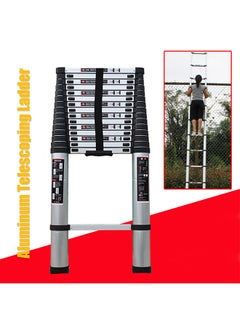 Generic Portable Multi-Use Extension Telescopic Ladder Silver 3.2meter  - Image 3
