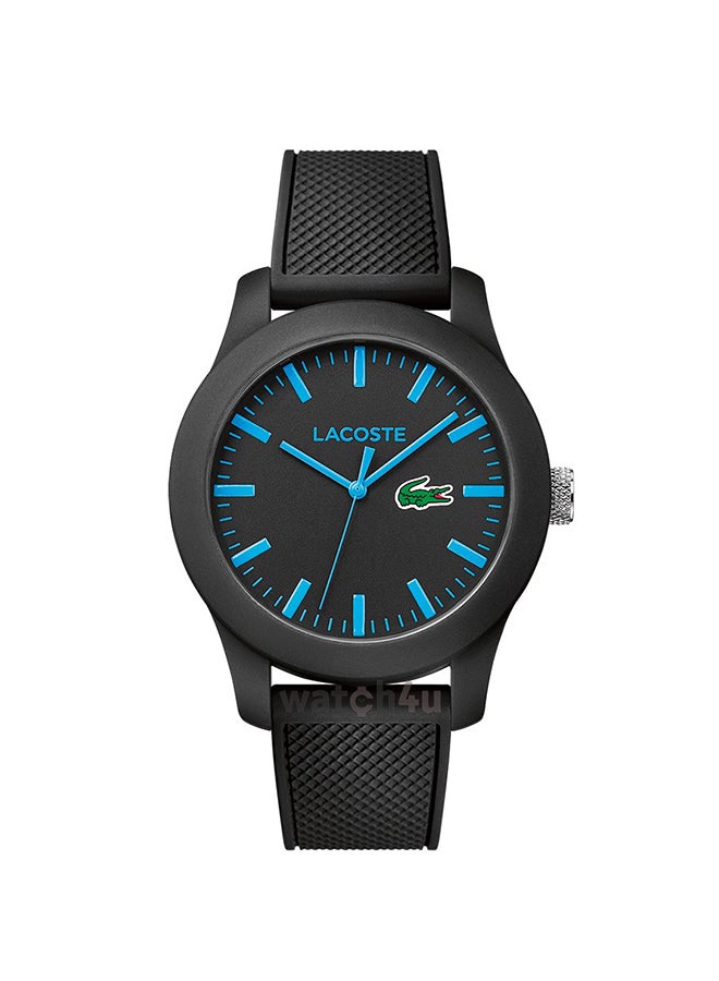 LACOSTE Men's Rubber Strap Analog Quartz Wrist Watch 2010791 