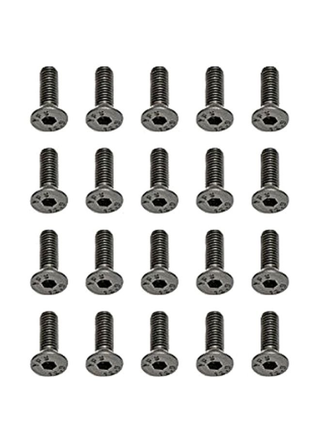 Team Associated 10-Piece Flat Head Hex Screw For Rc Vehicle ASC25202  - Image 1