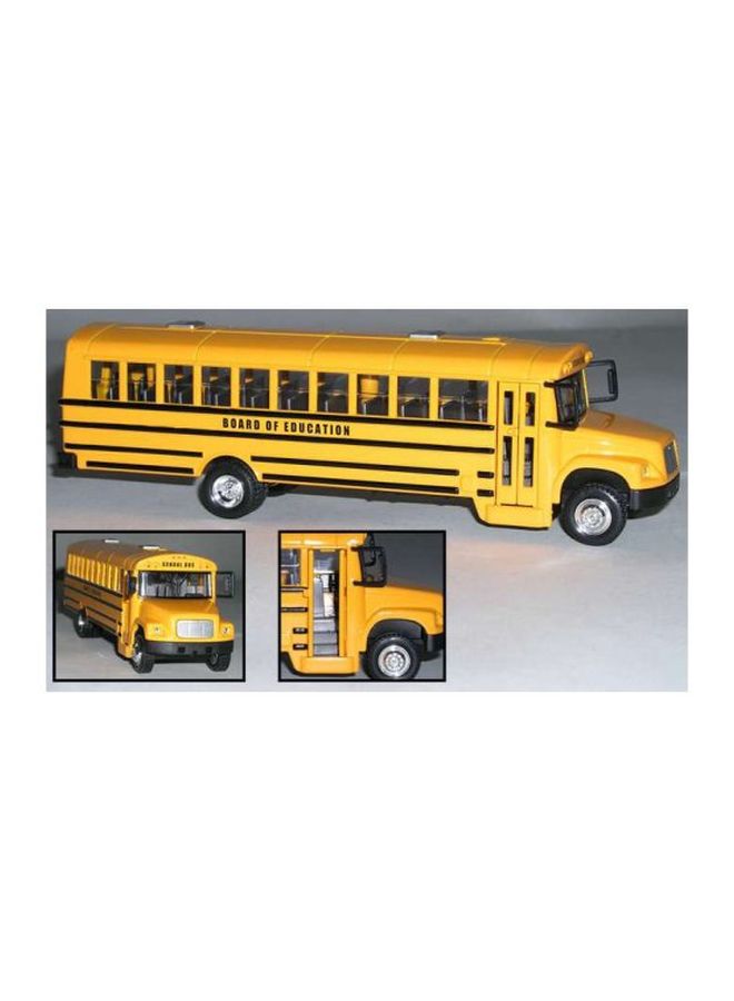 Daron Action City School Bus RT38337 Yellow - Image 4