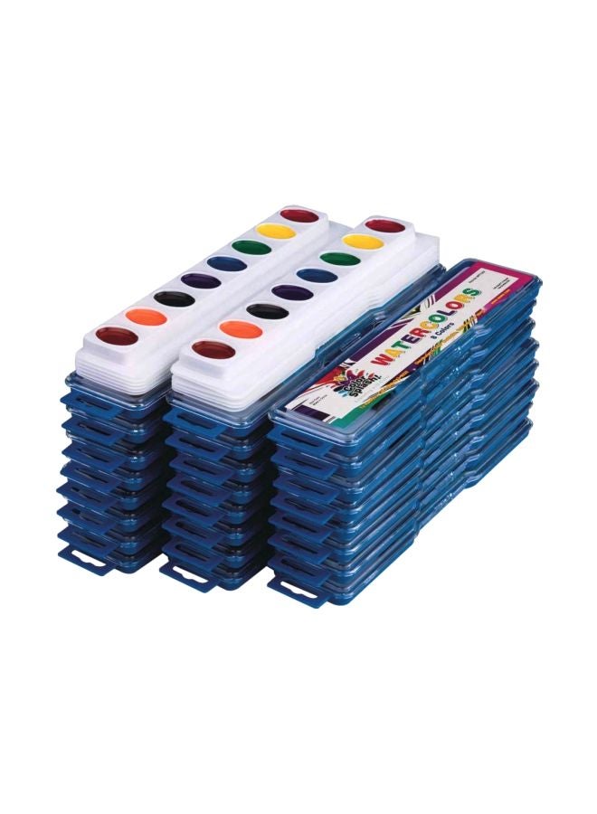 إس آند إس وورلد وايد - 36 Piece World Wide Mega Blocks Game Set 43261-26426 Blue/Red/Orange - Image 1