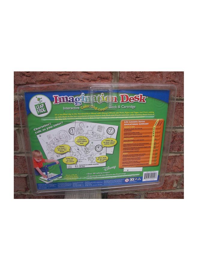 LeapFrog Imagination Desk Interactive Color-And-Learn Book And Cartridge Game 3552644 Green/White/Orange - Image 3