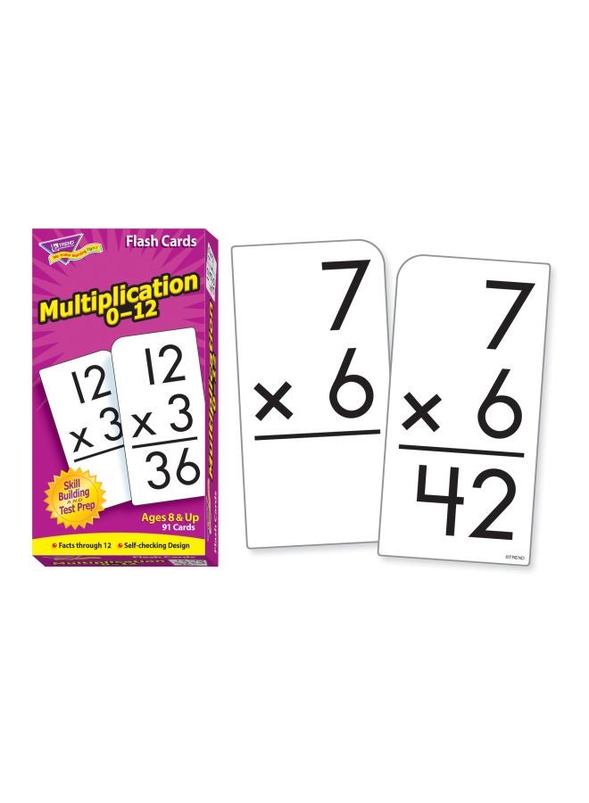 Trend 91-Piece Math Flash Cards T-53105 - Image 2