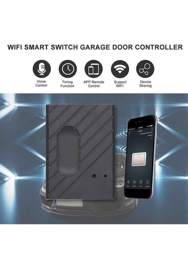 Wi-Fi Smart Switch Garage Door Controller Black 15.3x4x11cm - Image 2