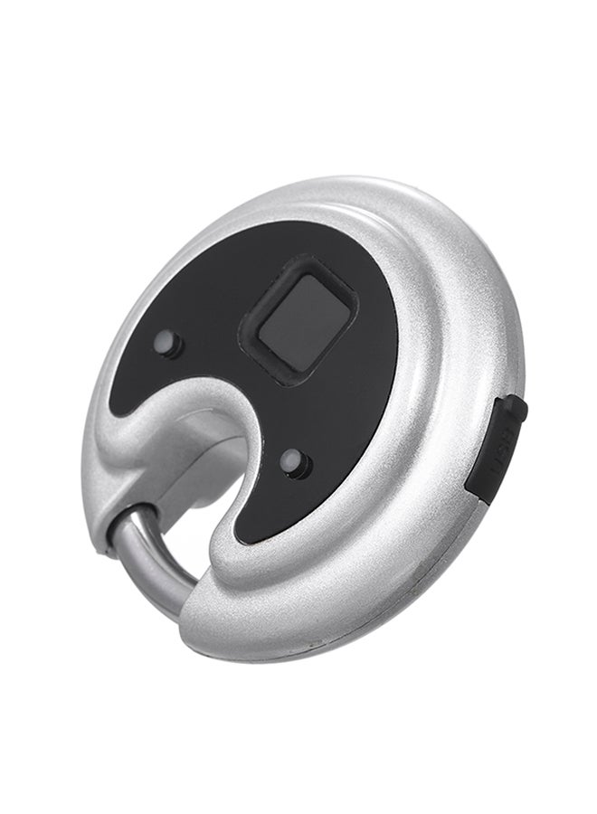Smart Fingerprint Padlock Black/Silver 11x7x11cm  - Image 4