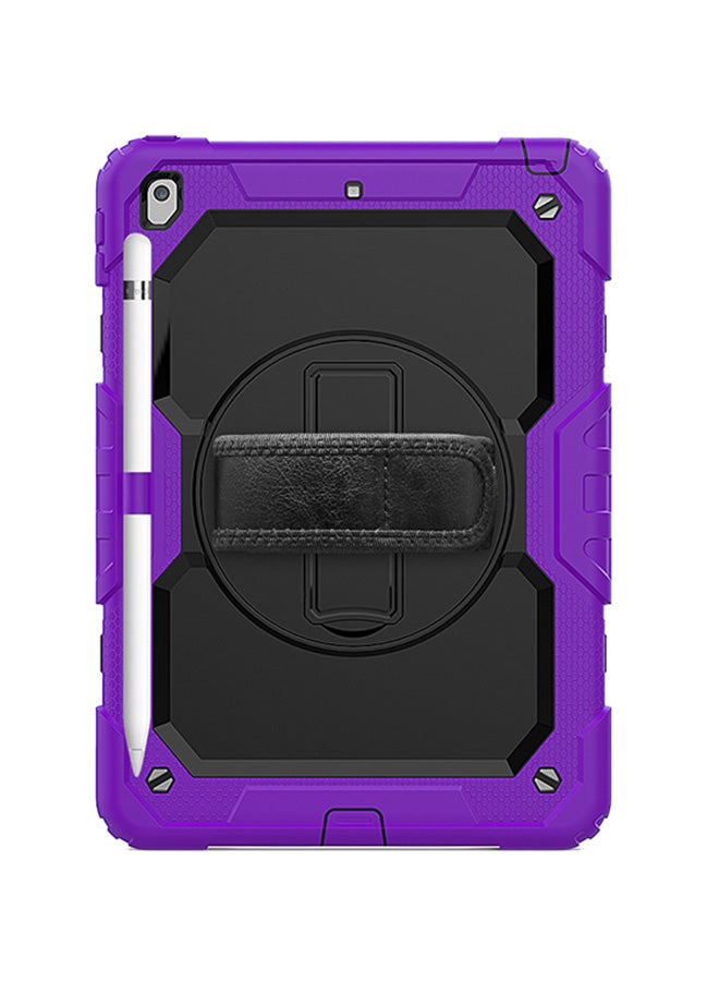 Shockproof Colorful Silica Gel + PC Protective Cover For Apple iPad10.2 inch Purple - Image 1