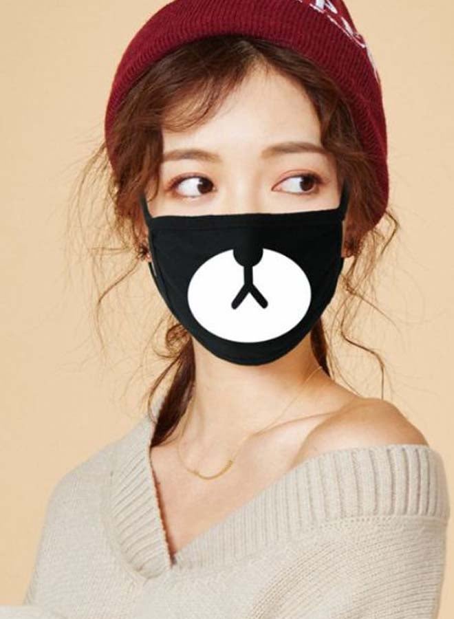 Bear Pattern Half Protective Face Mask