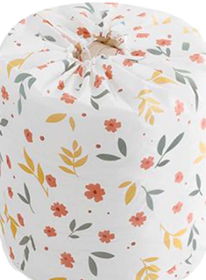 Round Shape Floral Printed Cloth Storage Bag Multicolour 90 x 45cm  - Image 2