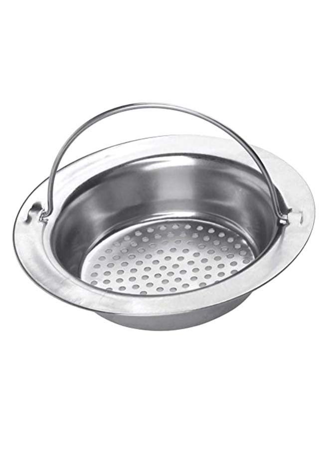 2-Piece Kitchen Sink Strainer Set Silver 4.3 x 1.1inch 