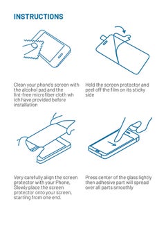 IQ Tempered Glass Screen Protector For Apple iPhone 6 Transparent  - Image 5