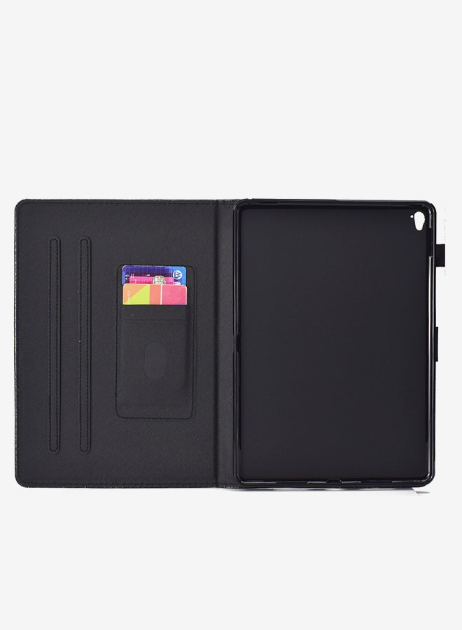 Varnish Glitter Powder Horizontal Flip Case Cover With Card Slots For Apple iPad Pro 9.7 Gold  - Image 3