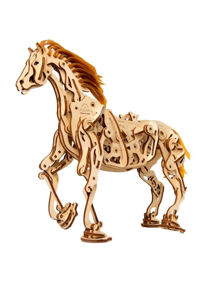 UGEARS Mechanical Horse Mechanoid Wooden Puzzle 