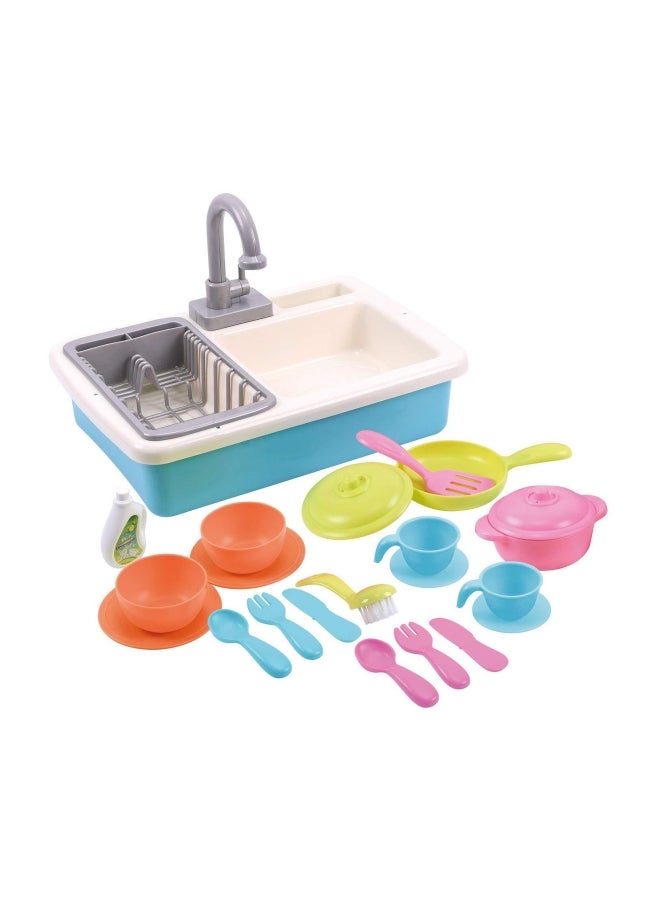 PLAYGO 25-Piece Wash-Up Kitchen Sink With Accessoris  - Image 1