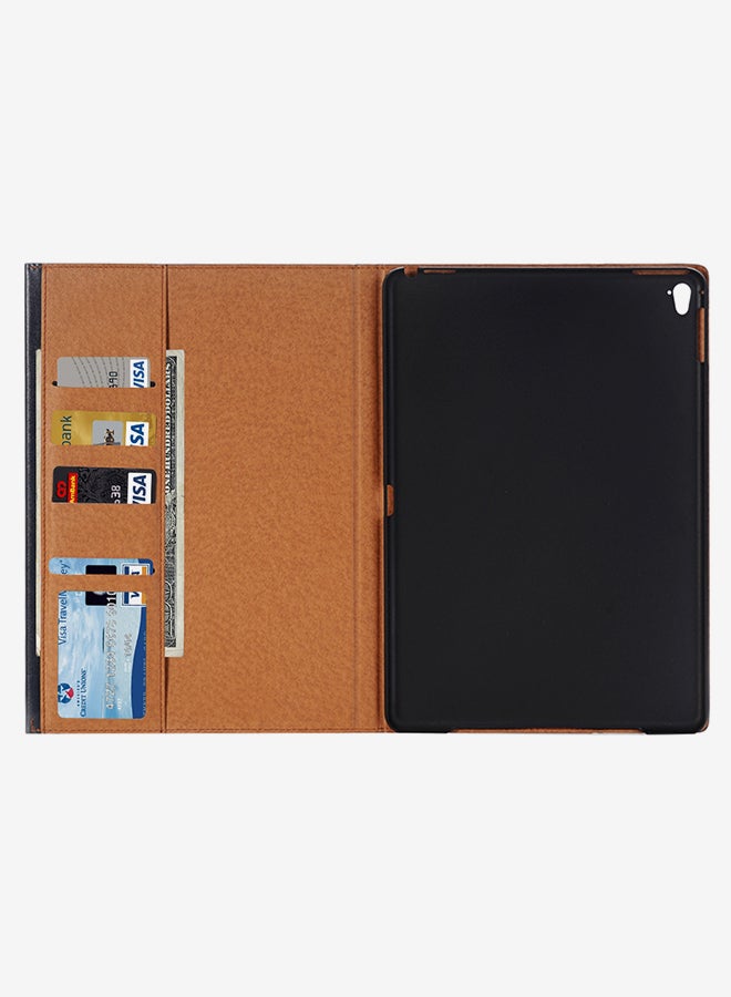 Book Style Horizontal Flip Leather Case Cover For Apple iPadPro 9.7 inch Dark Blue - Image 3