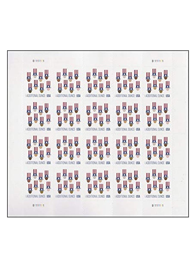 USPS - 20-Stamp Additional Ounce Sheet - Image 1