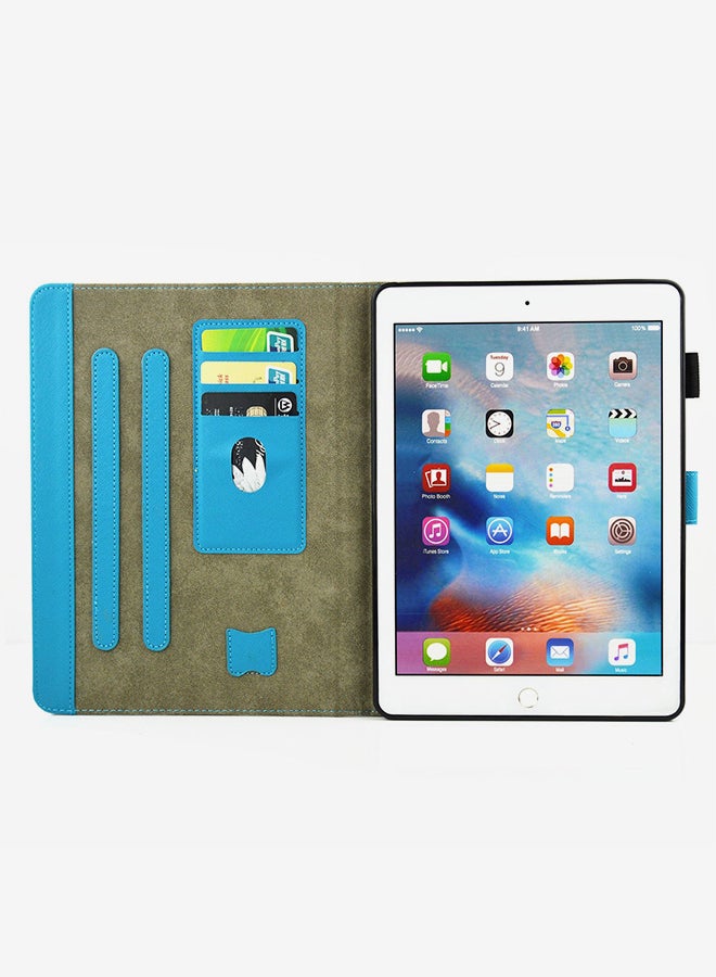 Never Stop Dreaming Pattern Flip Case Cover With Card Slots For Apple iPad Pro 10.5 inch Multicolour  - Image 3