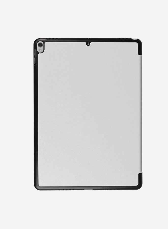 Litchi Texture 3-folding Flip Case Cover With Holder For Apple iPad Pro 10.5 inch White - Image 2