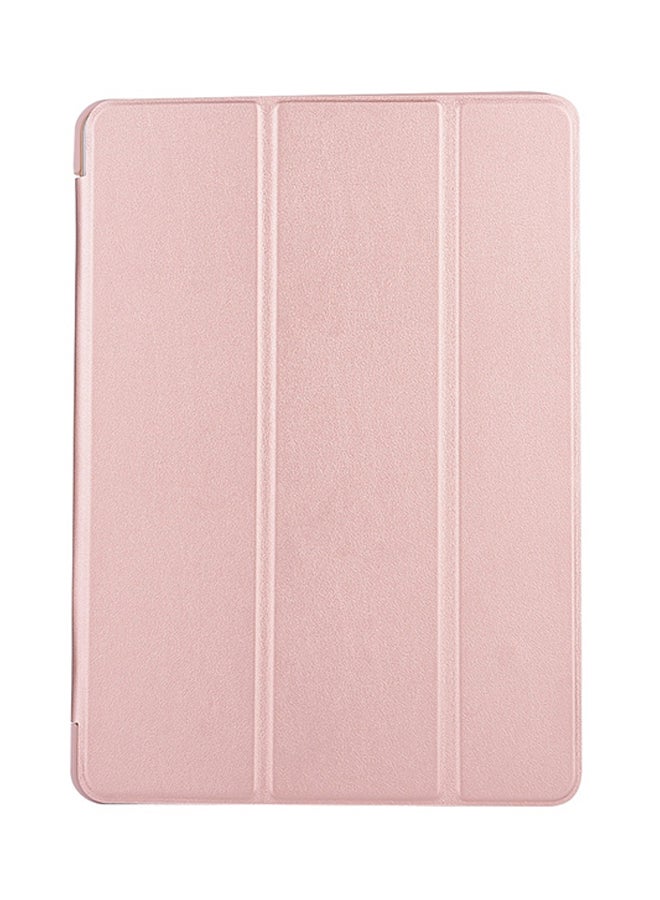 TPU Horizontal Flip Leather Case With Three-folding Holder For Apple iPad 10.2 inch Rose Gold  - Image 1