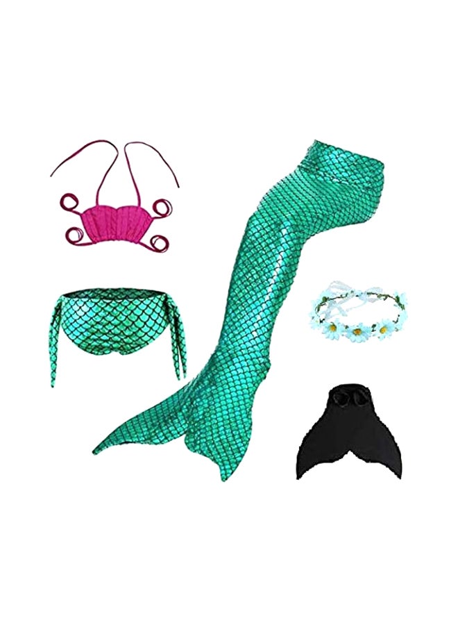 J&J 5-Piece Mermaid Swimsuit Set - Image 1