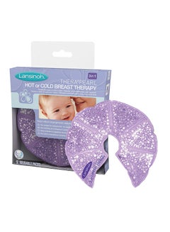 Lansinoh 2-Piece 3-In-1 Hot/Cold Breast Therapy Pack With Cover  - Image 1
